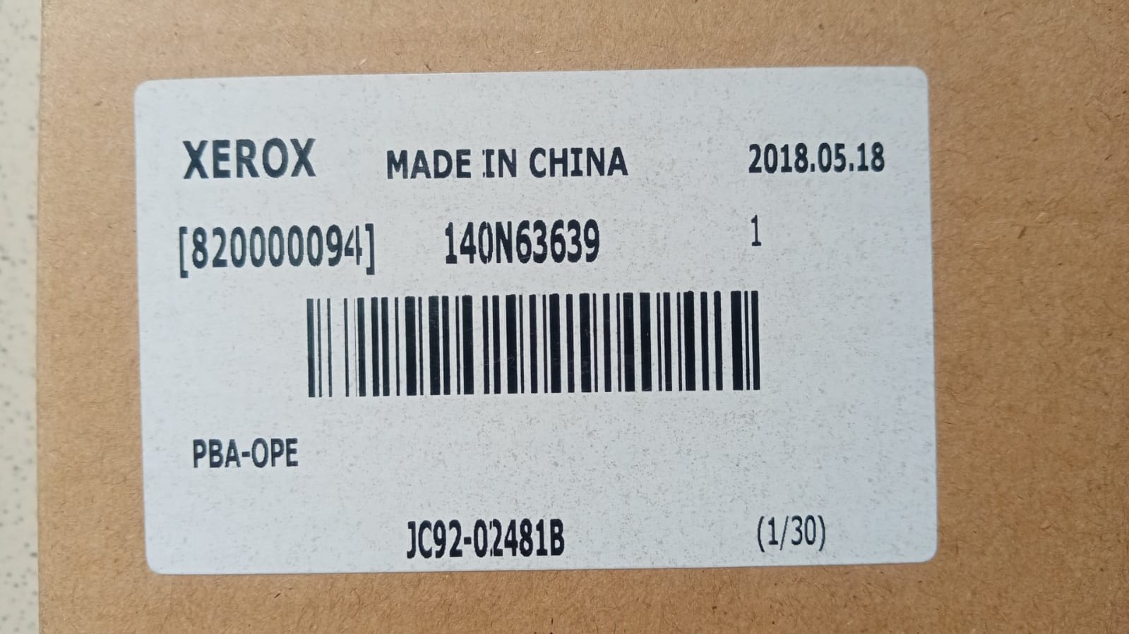 Плата управления Control Panel Board, DNI для XEROX Ph 3320, ориг., 140N63639 — изображение 2