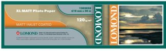 Бумага в рулонах LOMOND XL MATT PAPER. 610 Х 50.8 мм. 120 г/м2. 30 м. (АРТ. 1202025)
